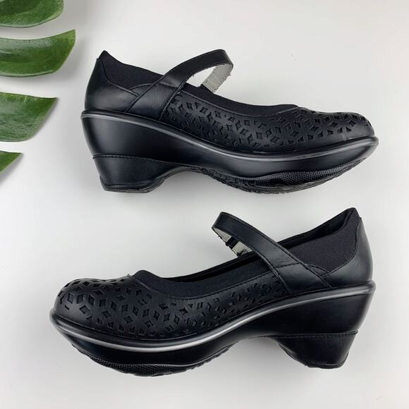 JBU by Jambu Alicante Mary Jane Clogs Black Comfort Shoes Women's 7.5 - Picture 8 of 10